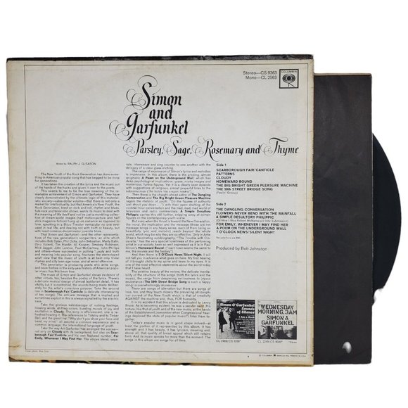 Lot of 3 Paul Simon and Garfunkel Vinyl LPs Bridge Over/Scarborough/Mother Child - Picture 9 of 16